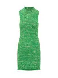 JW Anderson space-dye Mini Dress Green at Farfetch